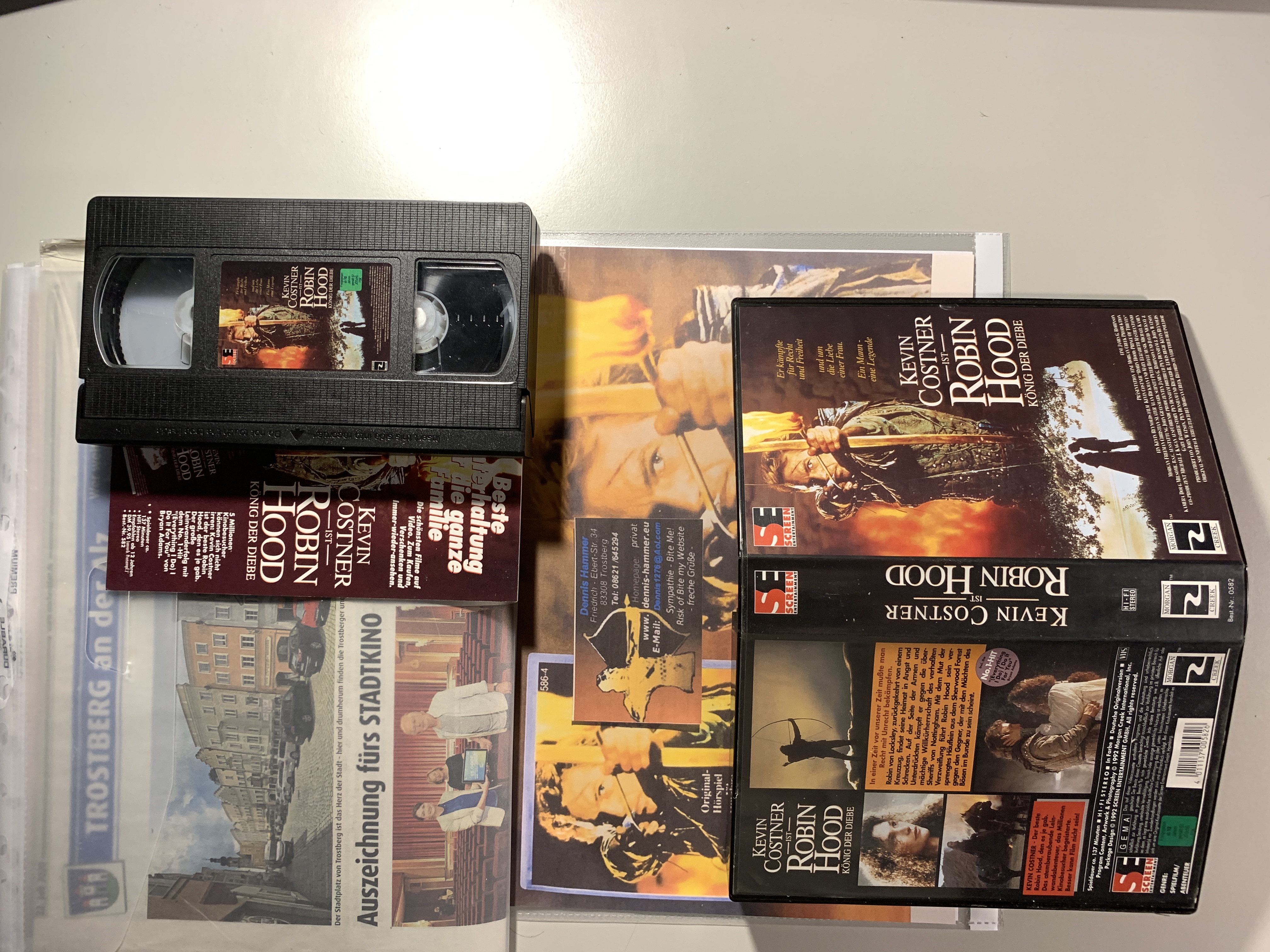 Robin hood - knig der diebe  -vhs -kinofilm